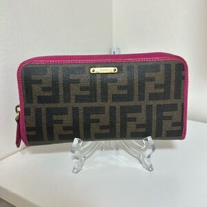 SOLD 🚨‼️ Authentic Fendi Zucca Zippy Long Wallet